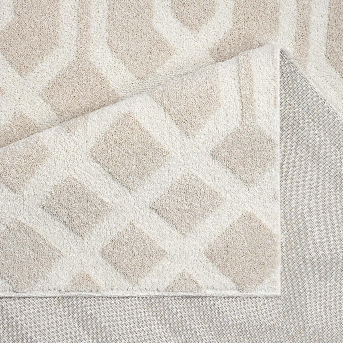 KURZFLOR-TEPPICH Flair 138 Beige 200x290 cm - Beige, Textil (200/290cm) - carpet city