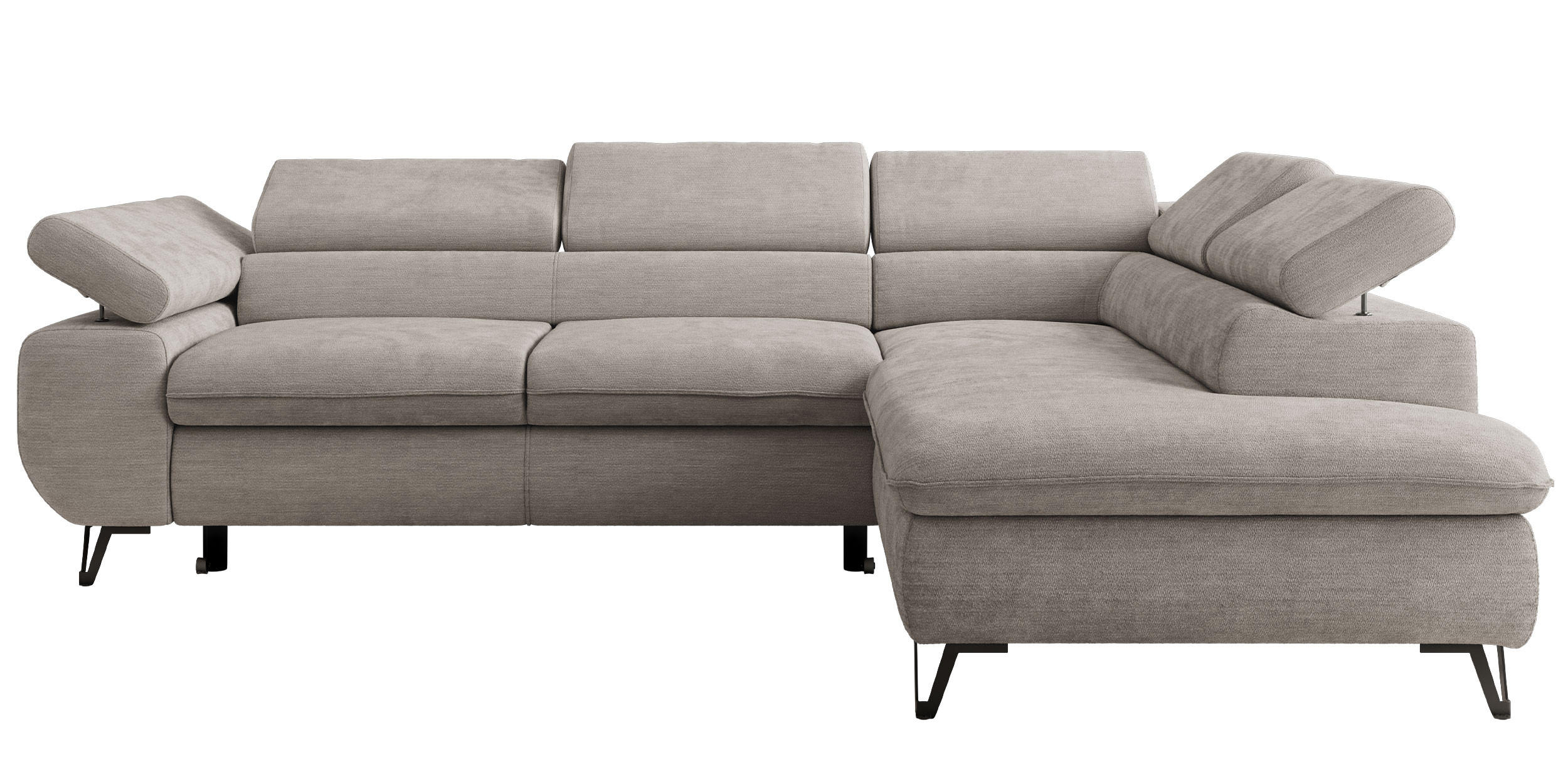 MKS Ecksofa Hellgrau 273x208 cm