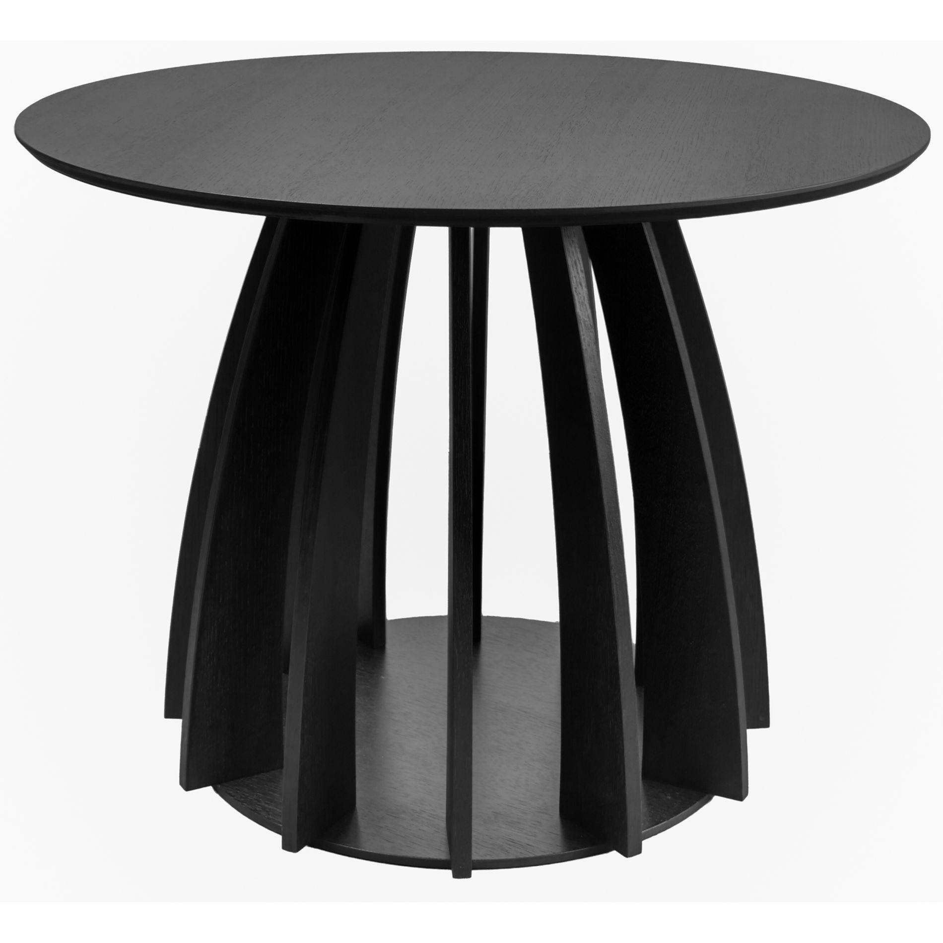 ESSTISCH Diciffy Schwarz, Ø100 cm - Schwarz, Holzwerkstoff (100/100/74.5cm) - Selsey