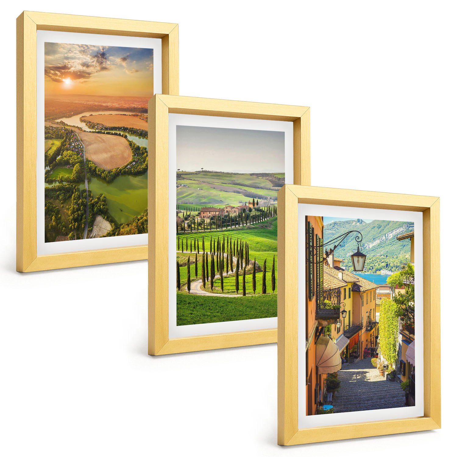 Tulup Bilder Gold 20x30 cm