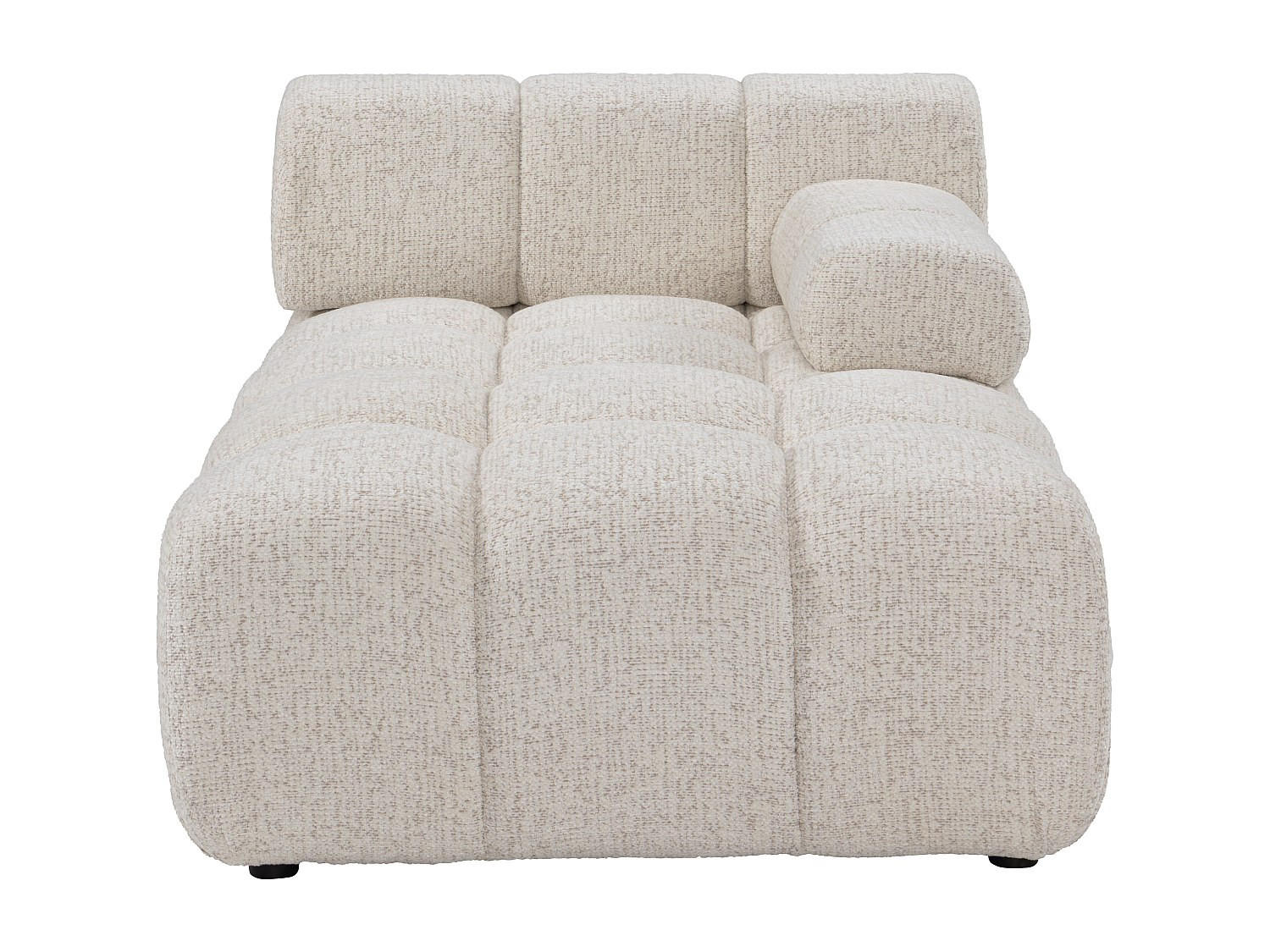 RECAMIERE ohne Schlaffunktion - 1 Person - stoff - beige Facivil - Beige, Textil (94/70/156cm) - Vente-Unique