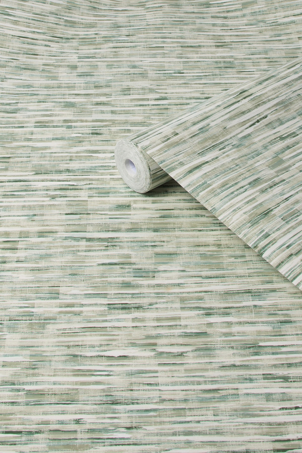 VLIESTAPETE Aquarellstruktur Salbeigrün - Grün, Papier/Kunststoff (52/1000cm) - next