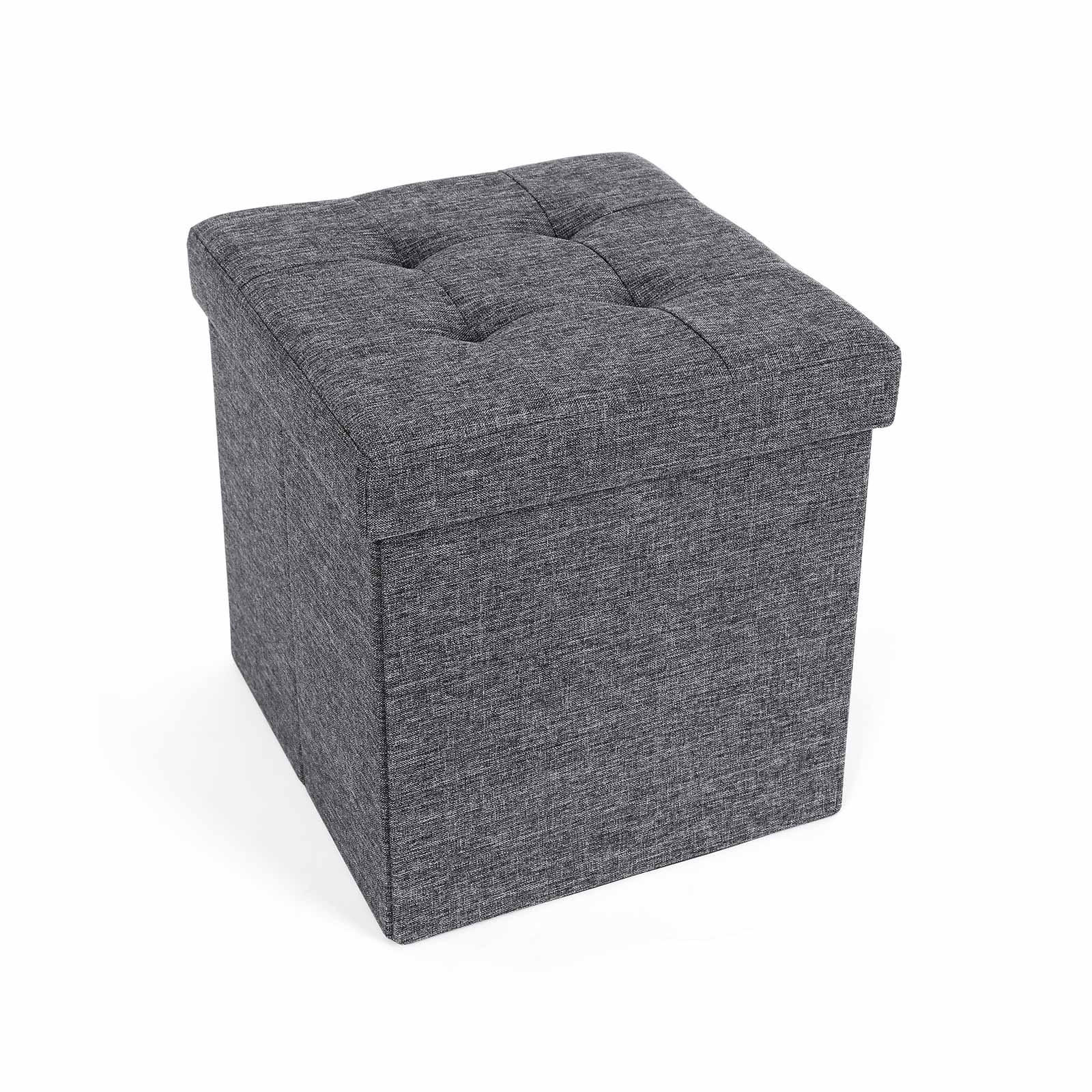 SITZHOCKER SITZWÜRFEL - Grau, Holzwerkstoff (38/38/38cm) - Hansiro