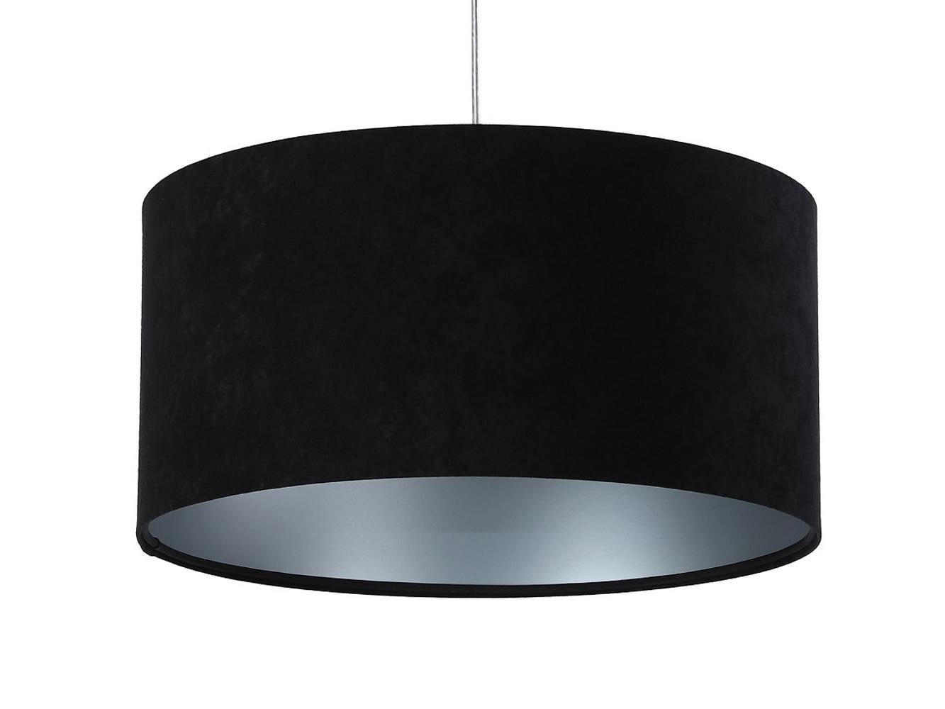 HÄNGELEUCHTE Schwarz 40/20 cm - Silberfarben/Schwarz, Kunststoff (40/0.6/20cm) - ONZENO