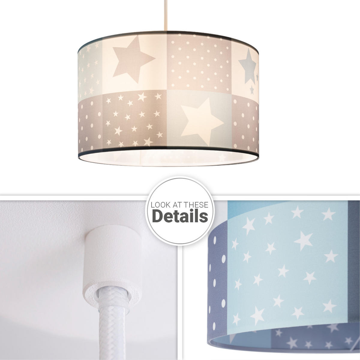 PENDELLEUCHTE Hugo Pd1 Cos 345 - Weiß, Metall (38/38/21cm) - Paco Home