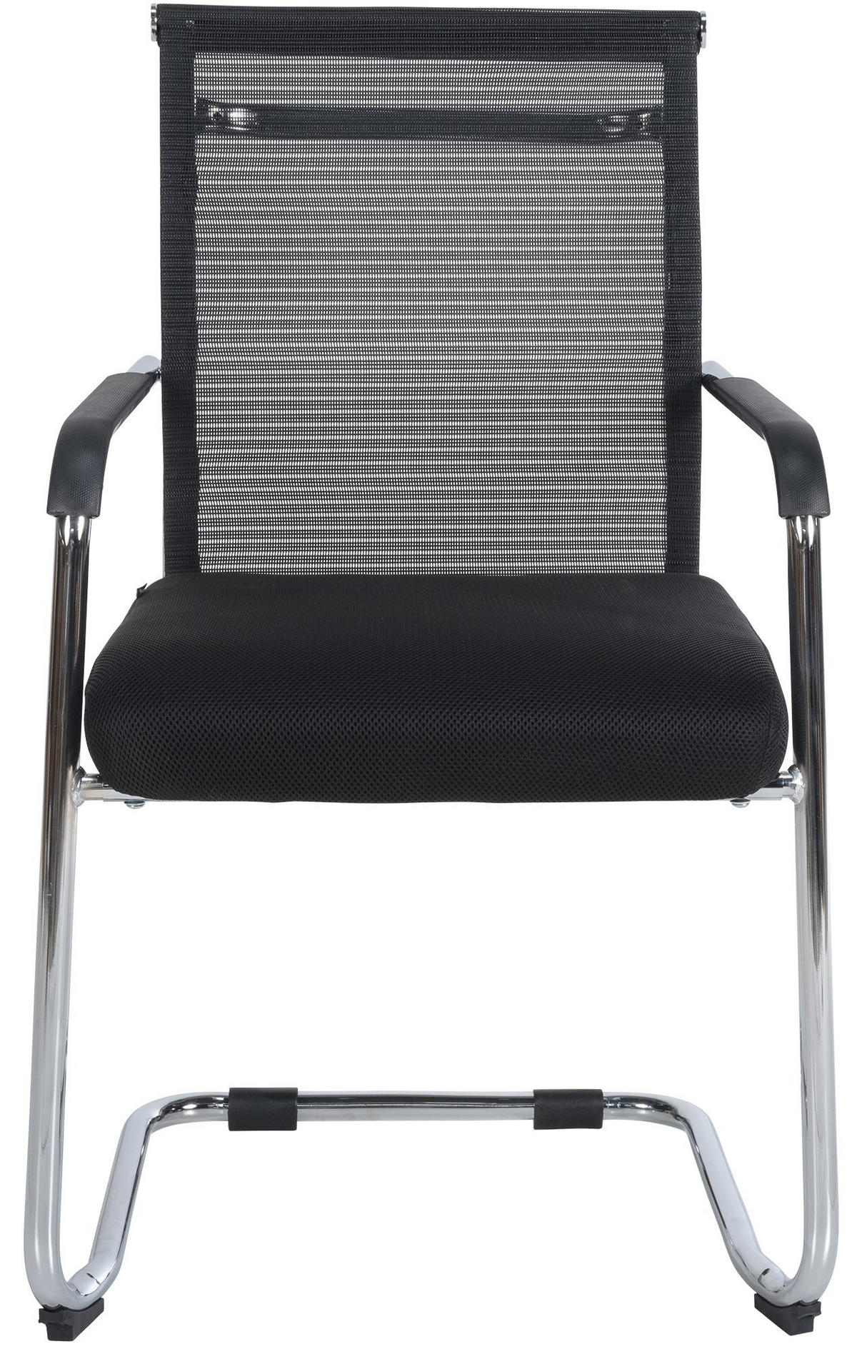SCHWINGSTUHL Stoff chrom - Chromfarben/Schwarz, Textil/Metall (55/95/51cm) - CLP