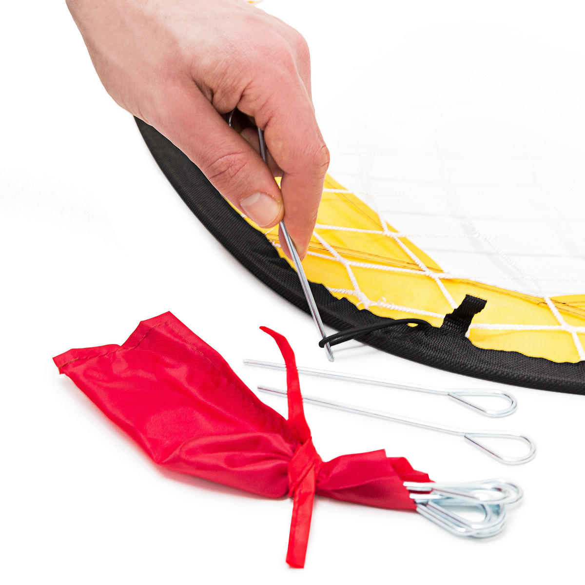 2XFUSSBALLTOR - Multicolor, Textil (83/119/80cm) - Relaxdays