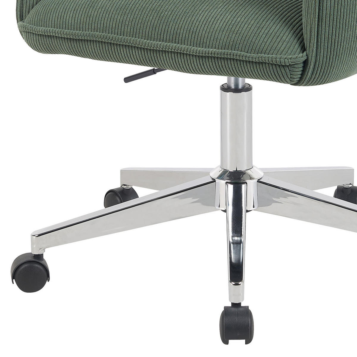 BÜROSTUHL Mika-Cleo - Chromfarben/Grün, Textil/Metall (60/85/63cm) - DUBI Möbel