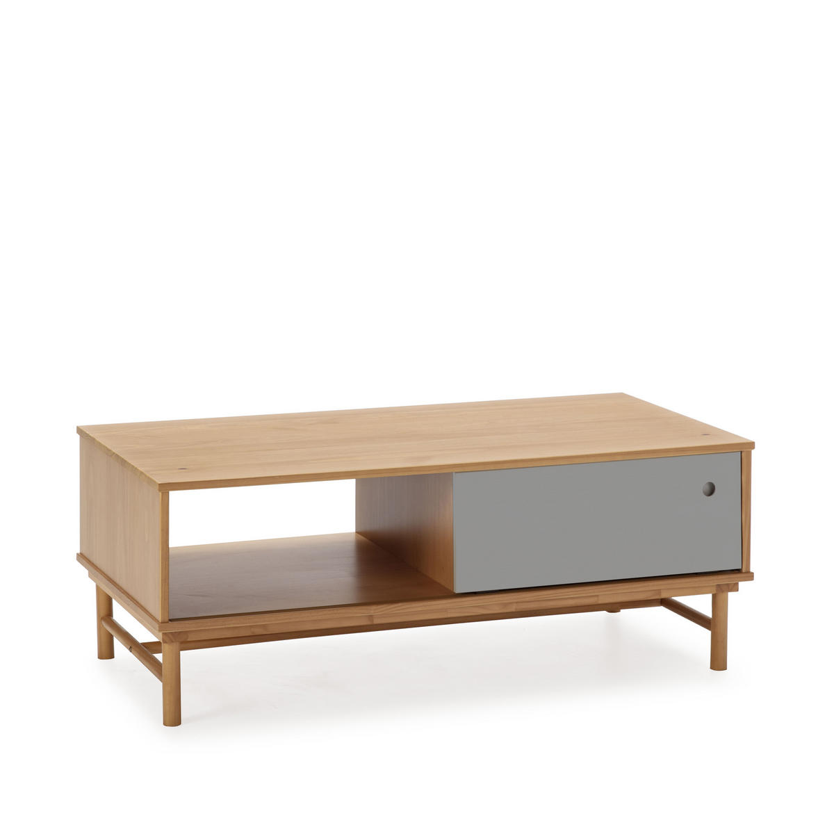 COUCHTISCH Magnus 1 Schiebetür - Honigeiche, Holz (42/110/55cm) - VS Venta-stock