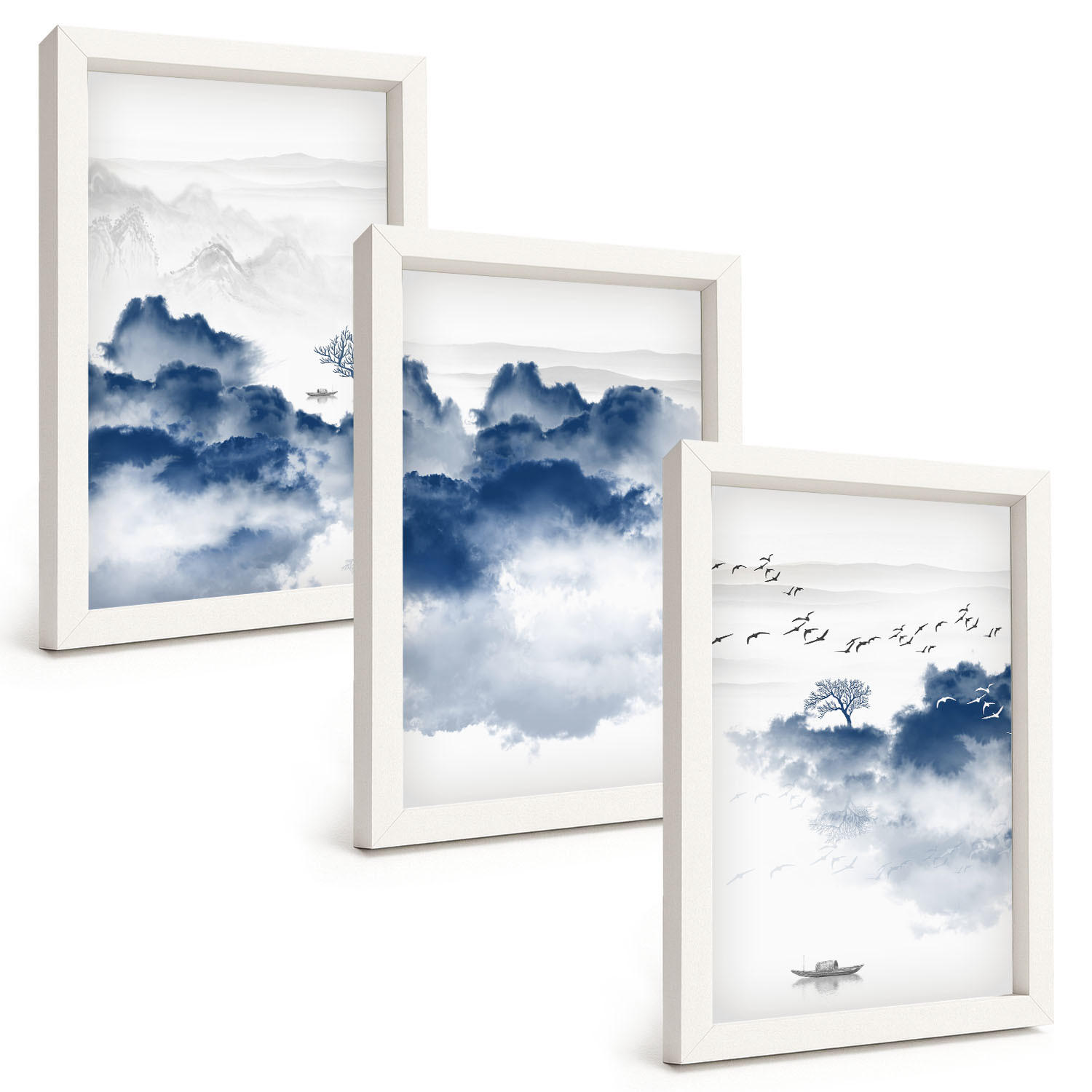 Tulup Bilder Weiß 20x30 cm