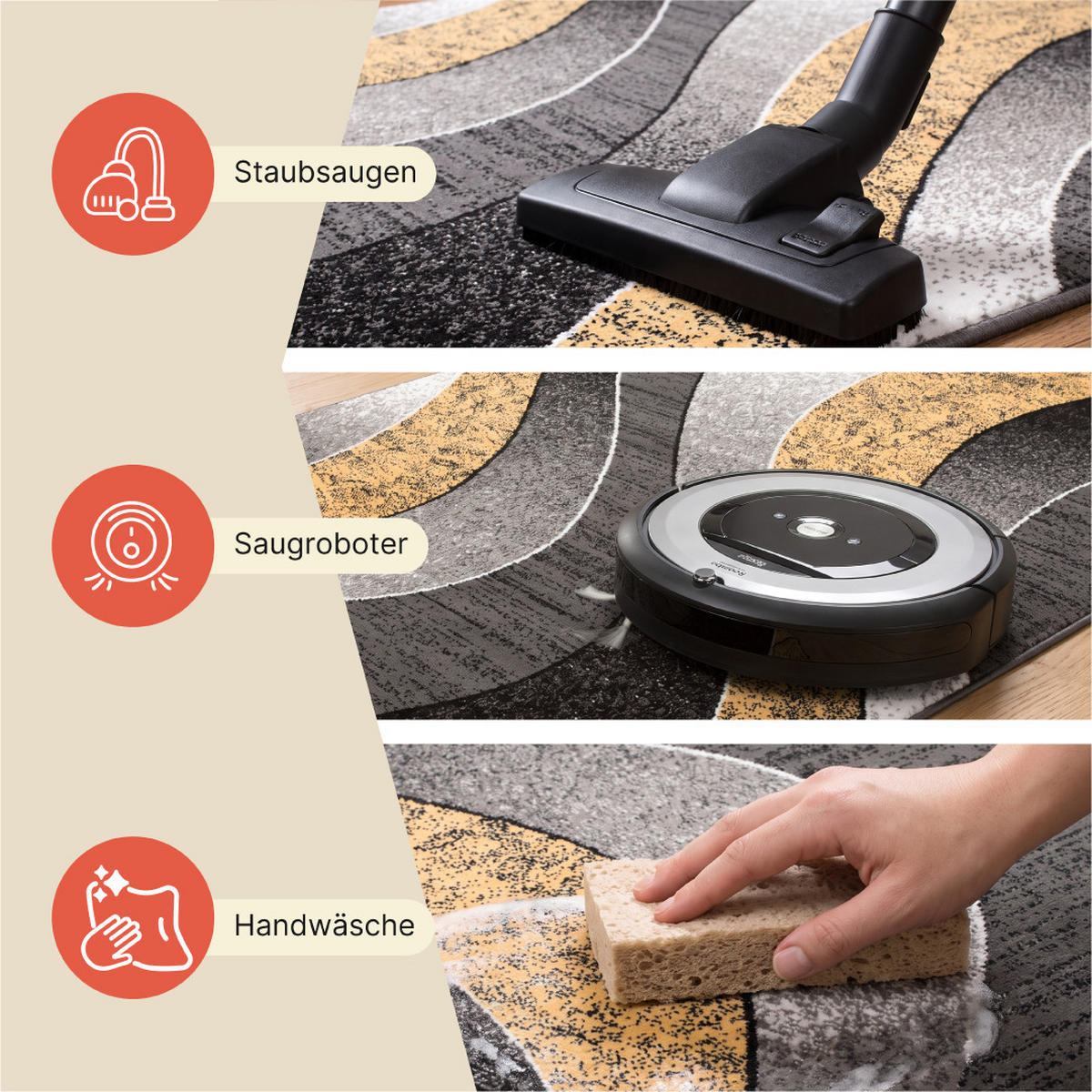 TEPPICH DREAM Gelb 180/250 cm - Gelb, Textil (180/250cm) - Tapiso