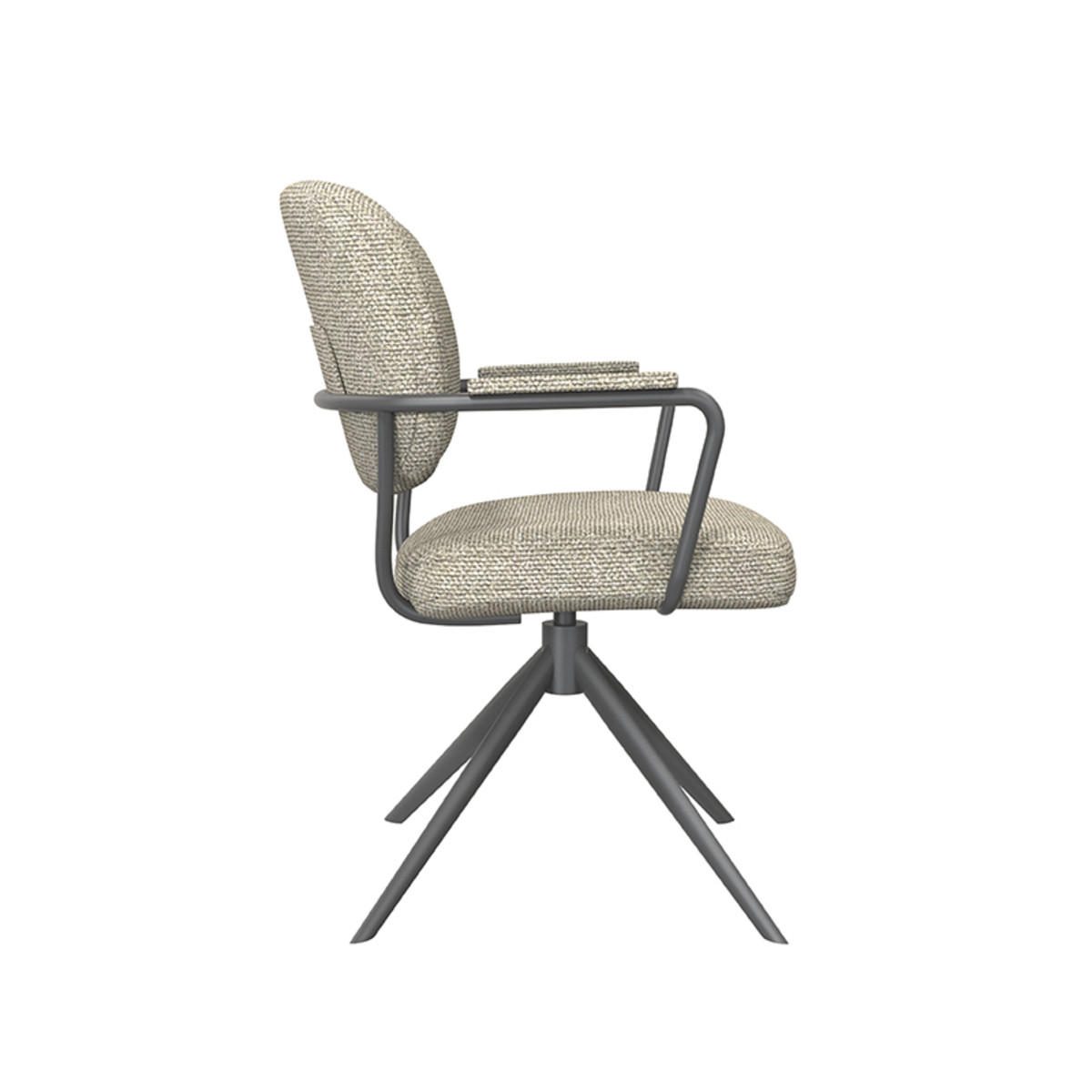 ESSZIMMERSTUHL Basel Beige 64/61/89 cm 2er-Set - Beige, Textil (61/89/64cm) - LABEL51