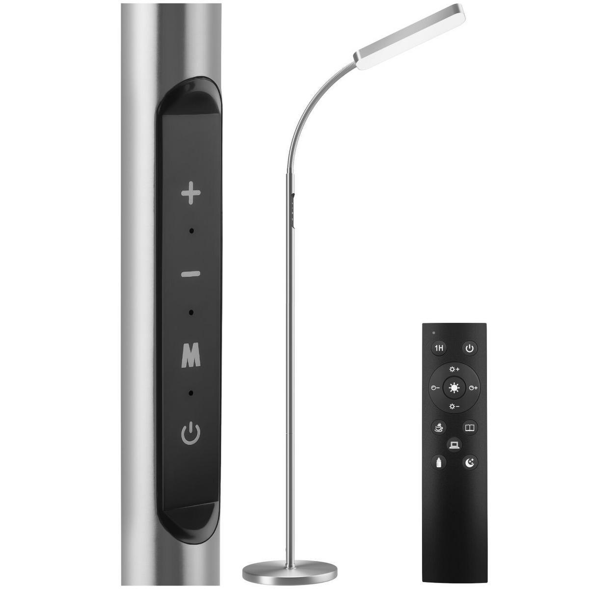 STEHLAMPE Prisma, 22 x 176 cm, silber - Silberfarben, Metall (22/22/176cm) - tectake