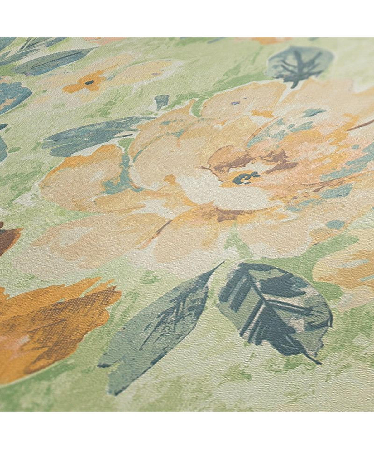 VLIESTAPETE Grün 53/1005 cm - Grün, Textil (53/1cm) - KUNSTLOFT
