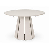 ESSTISCH Alice 180 x 100 x 76,8 cm Ovaler mit Ausziehfunktion, kaschmir - Kaschmir, Metall (100/180/75cm) - Margaret Hadas24