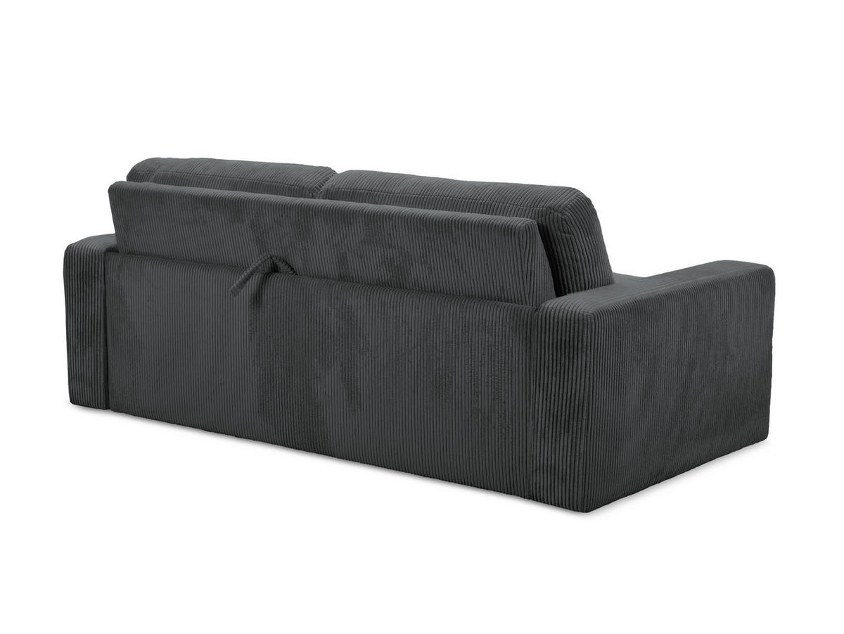 SESSEL Chenille Stoff Grün - Schwarz/Grau, Kunststoff/Textil (96/70/95cm) - Makamii