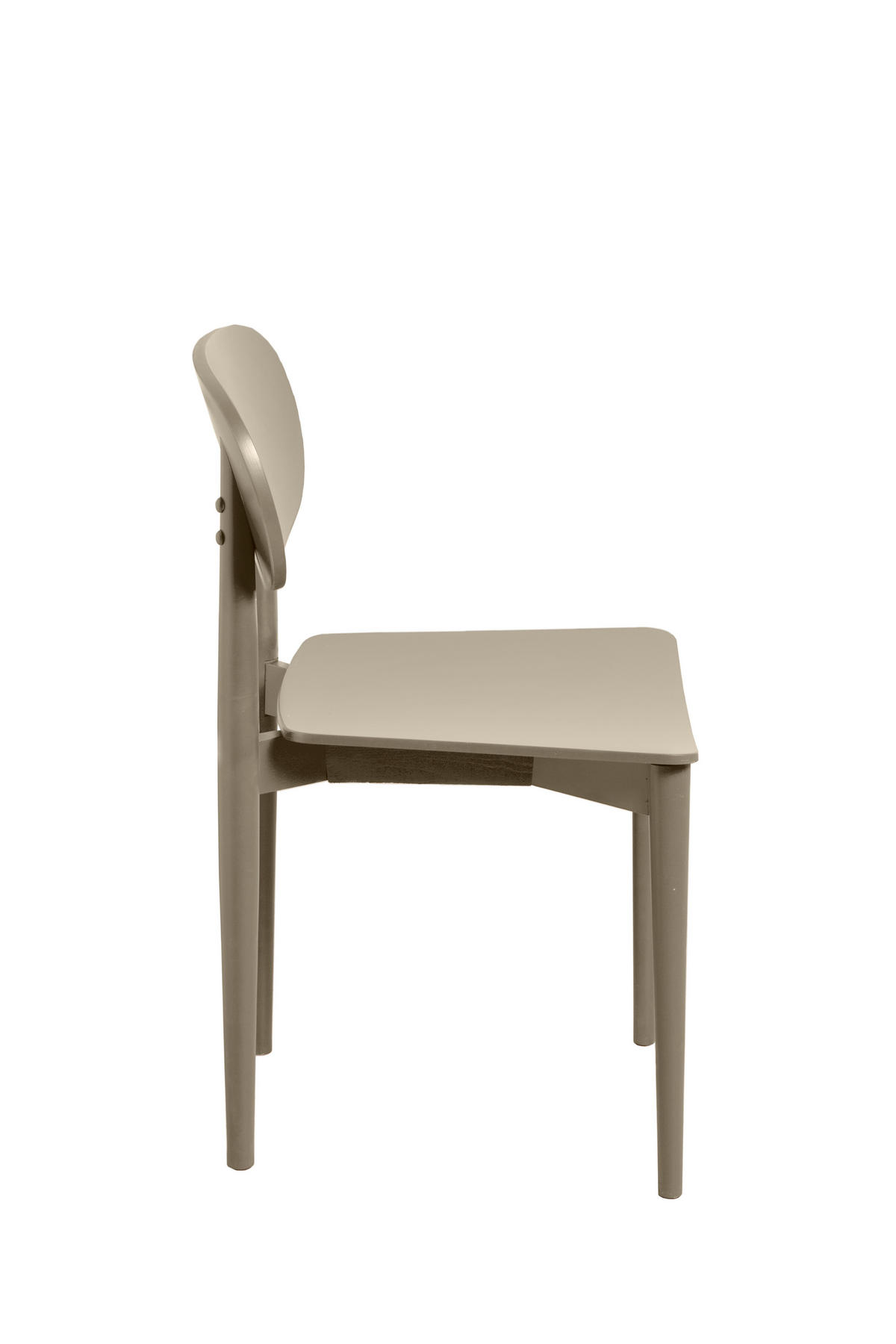 STUHL aus massivem Buchenholz in taupe SANDRO - Taupe, Holz (43/80/50cm) - RNT By Really Nice Things