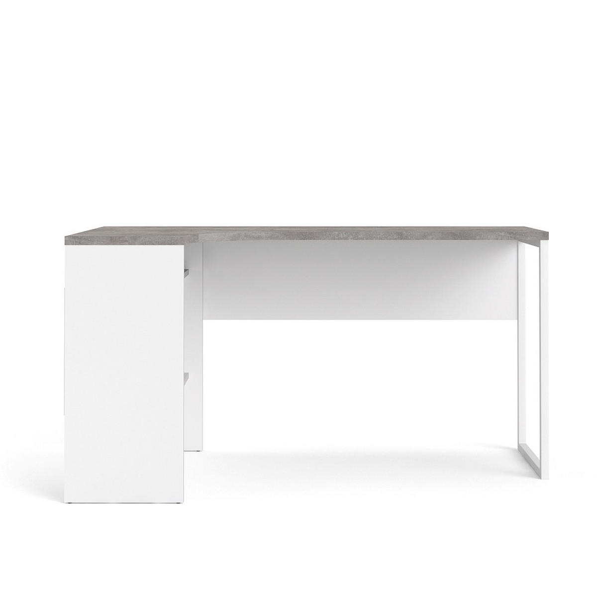 SCHREIBTISCH Weiß - Weiß, Holzwerkstoff (81/145/77cm) - ebuy24