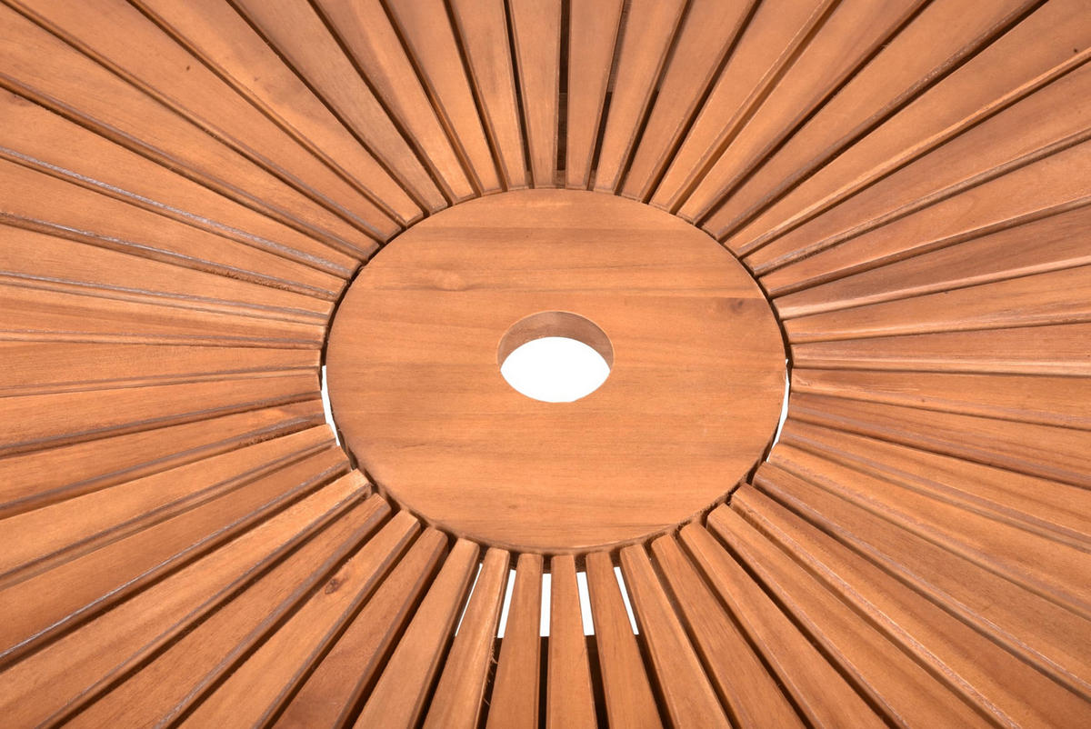 GARTENTISCH Doroty Terrassentisch - Braun, Holz (110/110/75cm) - DELUKE