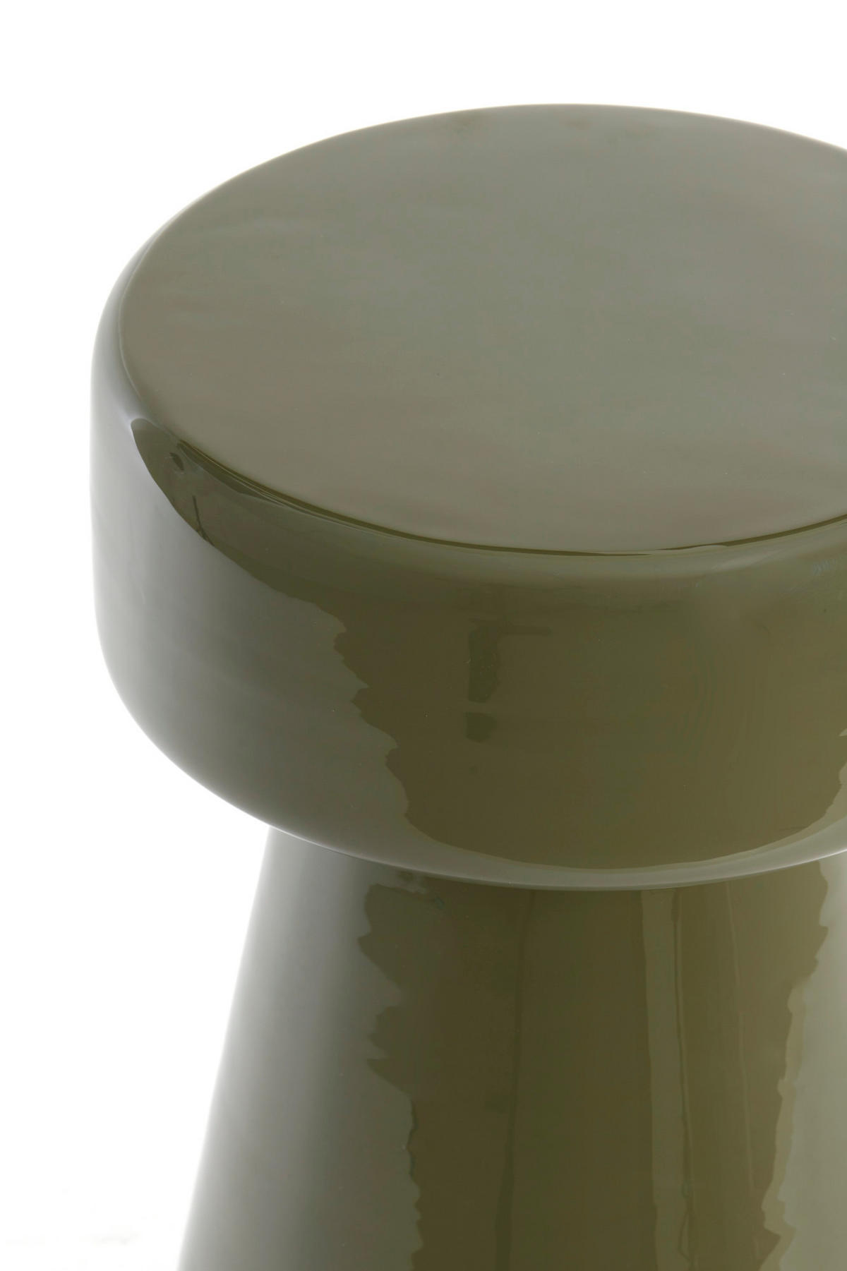 BEISTELLTISCH Dakwa Grün Ø29/47 cm - Grün, Metall (29/29/47cm) - Light & Living