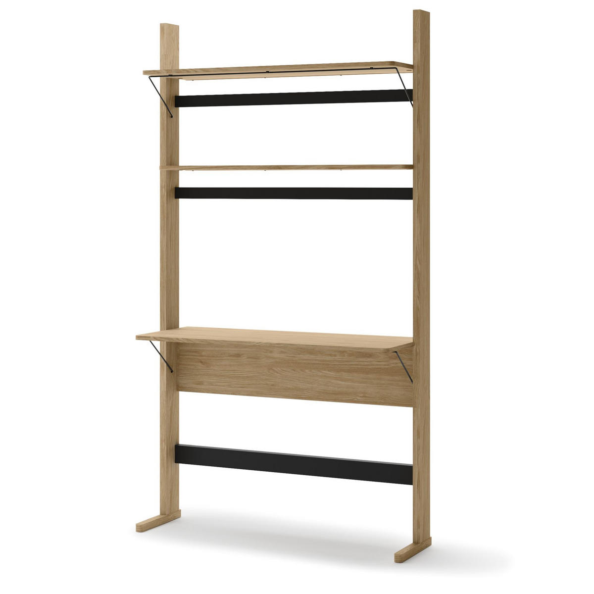 SCHREIBTISCH Ollie Eichenholzoptik 108 cm - Eichefarben, Holzwerkstoff (40/108/193cm) - Selsey