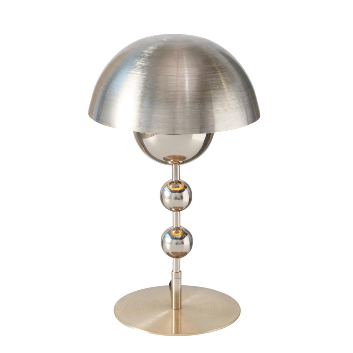 LAMPE Metall Piltzform Luise 43,5 cm - Goldfarben, Metall (26.5/26.5/43.5cm) - Boltze Home