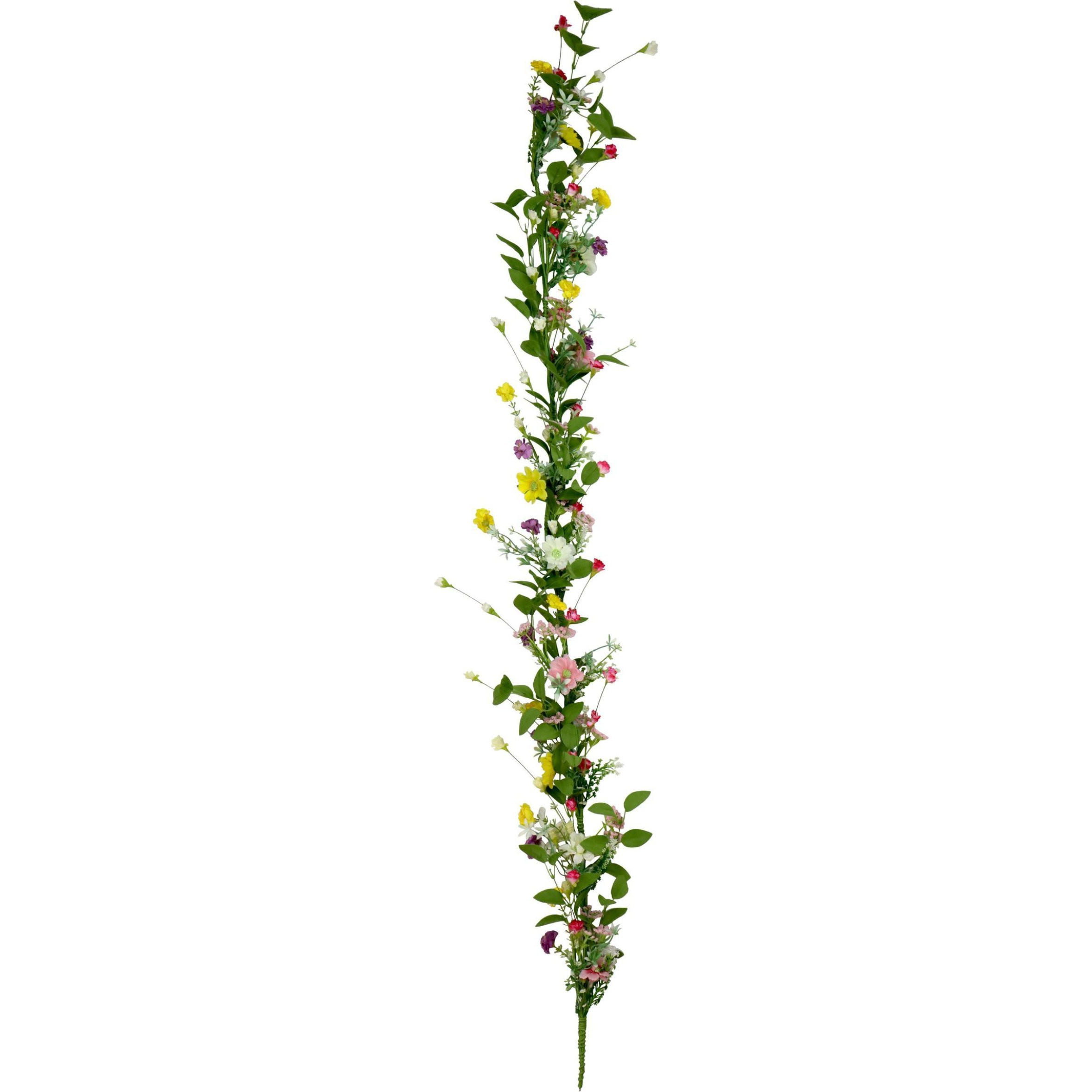 GIRLANDE Blütenmeer 150 cm - Multicolor, Kunststoff (150cm) - FURNARO