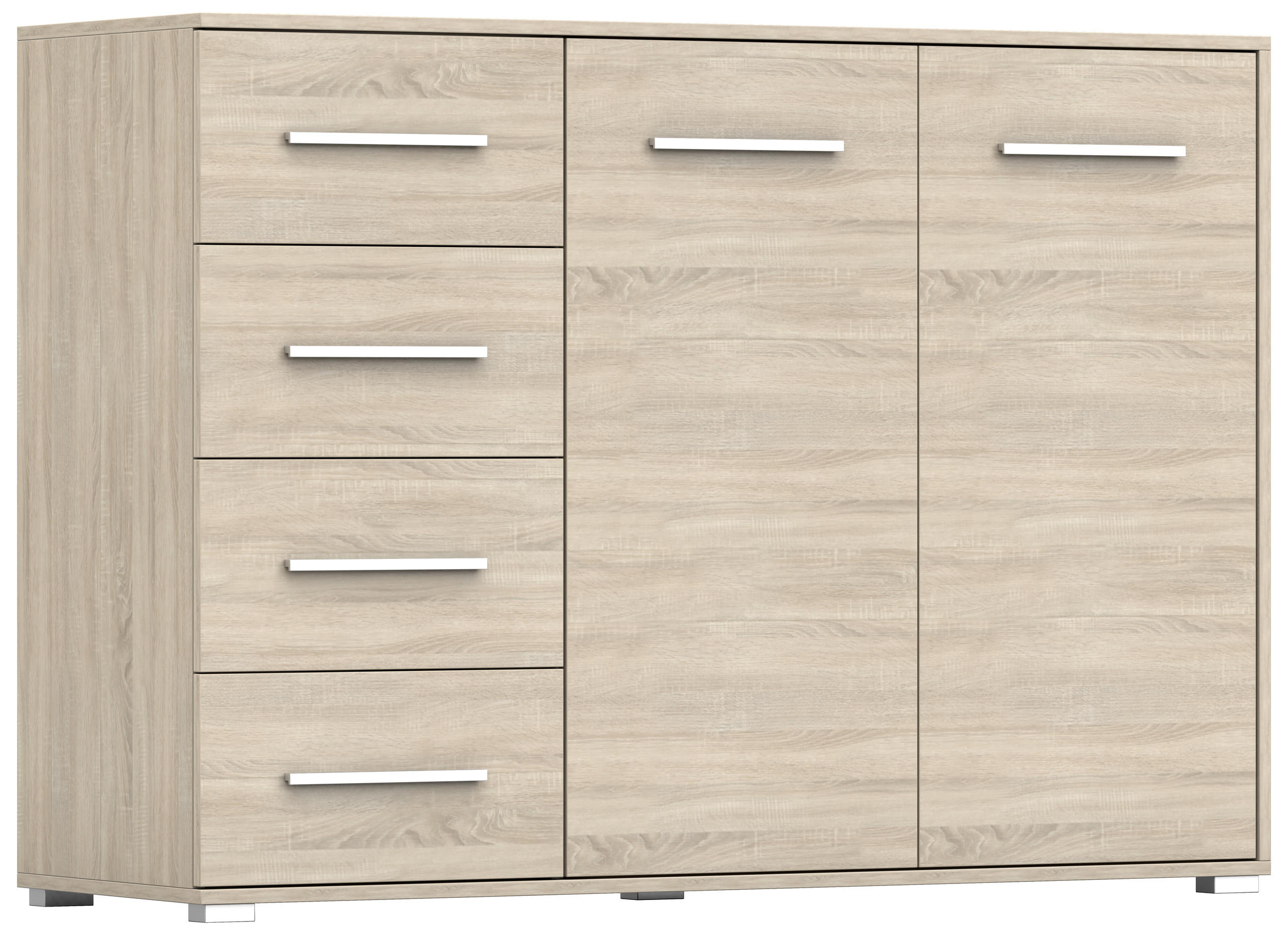 KOMMODE - Highboard IRYS 01 2D4S Sonoma - Sonoma Eiche, Holzwerkstoff (135/95/45cm) - Möblo