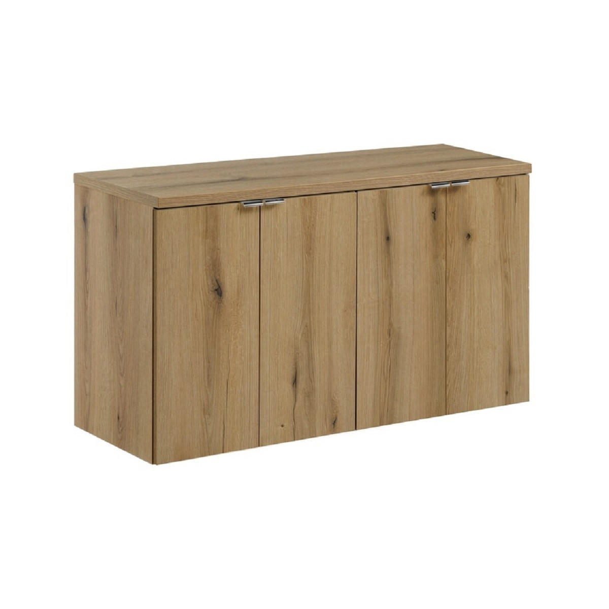 Milaros Markt Waschtischunterschrank Eiche Wotan 100x57x40 cm