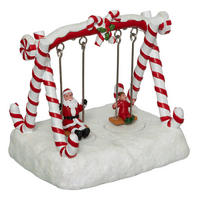 WEIHNACHTSFIGUR mit Beleuchtung 16/12,5 cm - Multicolor, Kunststoff (12.5/16/16cm) - Fééric Lights and Christmas