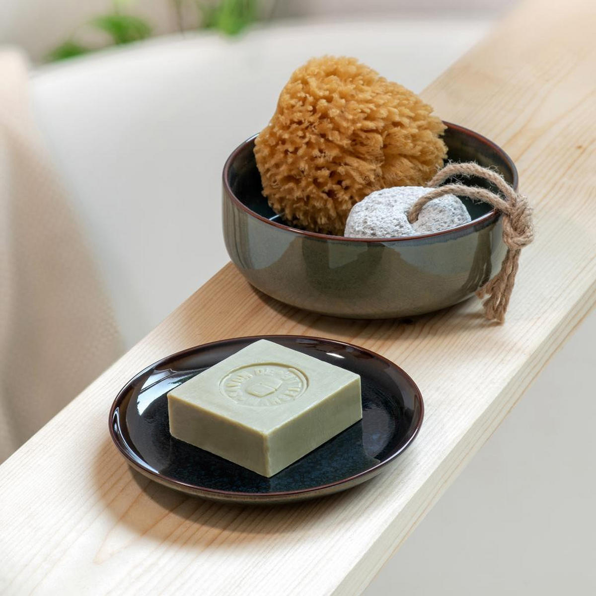 KAFFEEUNTERTASSEN Crafted Denim ø 14,9 cm 6er Set - Dunkelblau, Keramik (14.9cm) - like.Villeroy & Boch