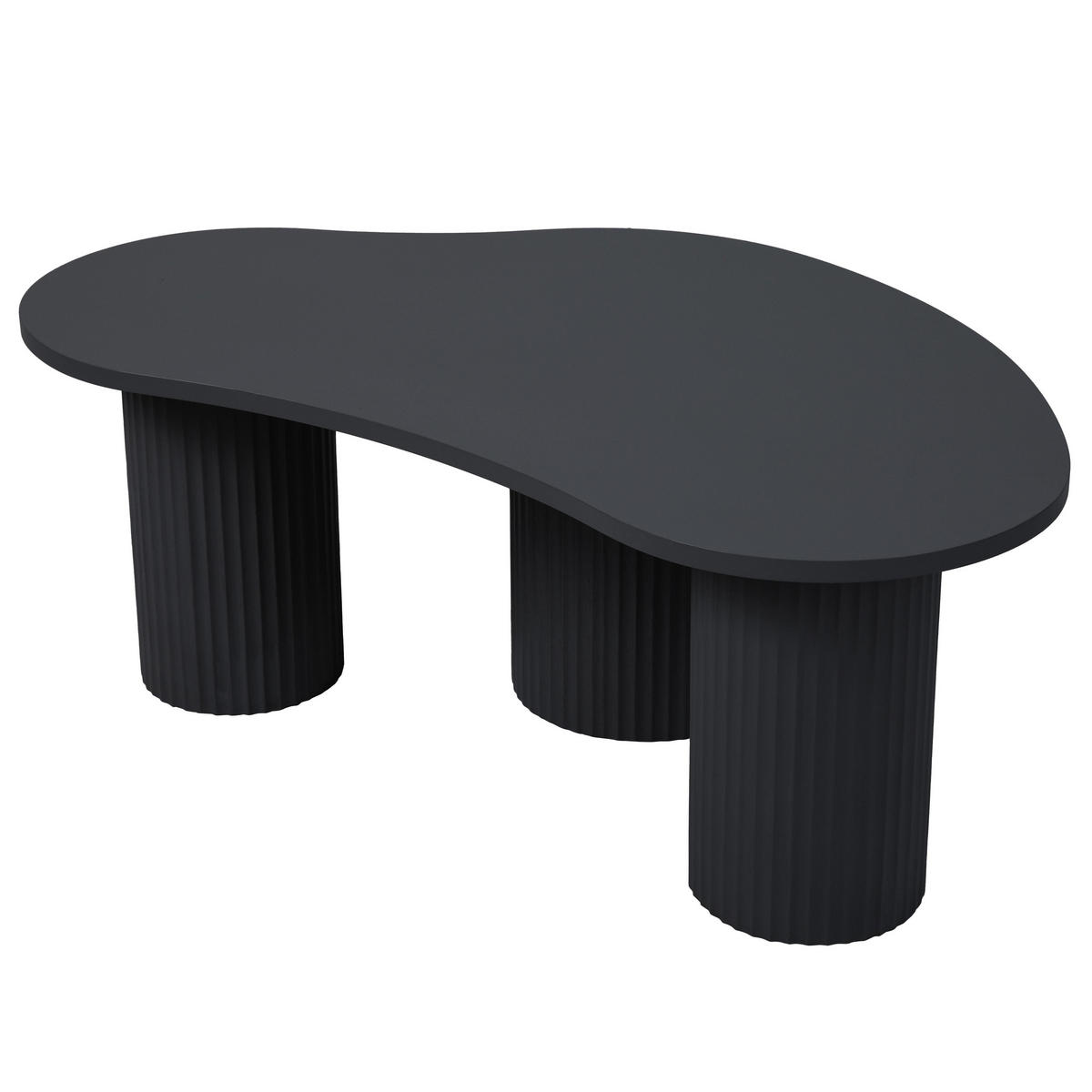 COUCHTISCH, Schwarz - Schwarz, Holz (100/60/38cm) - Oviala
