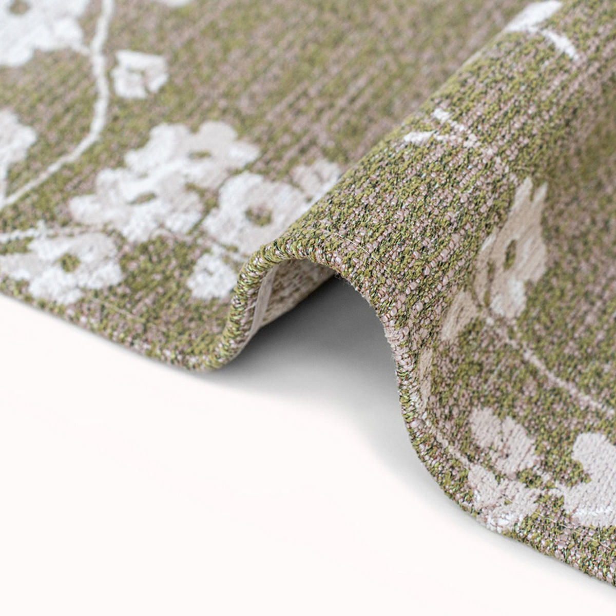 TEPPICH Wet Garden Sakura Sakura 170/240 cm - Grün, Textil (170/240cm) - Louis De Poortere