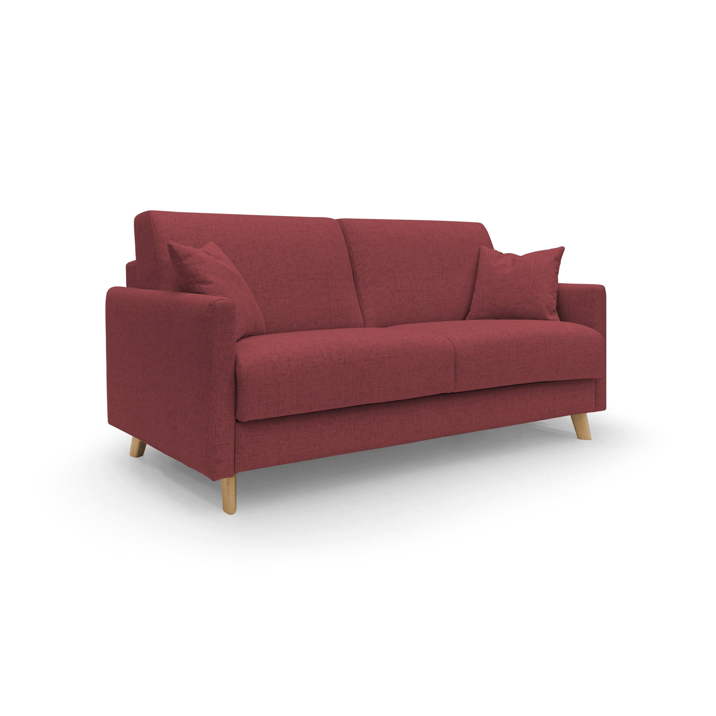 Divani.store Schlafsofa Rot 200x94x97 cm