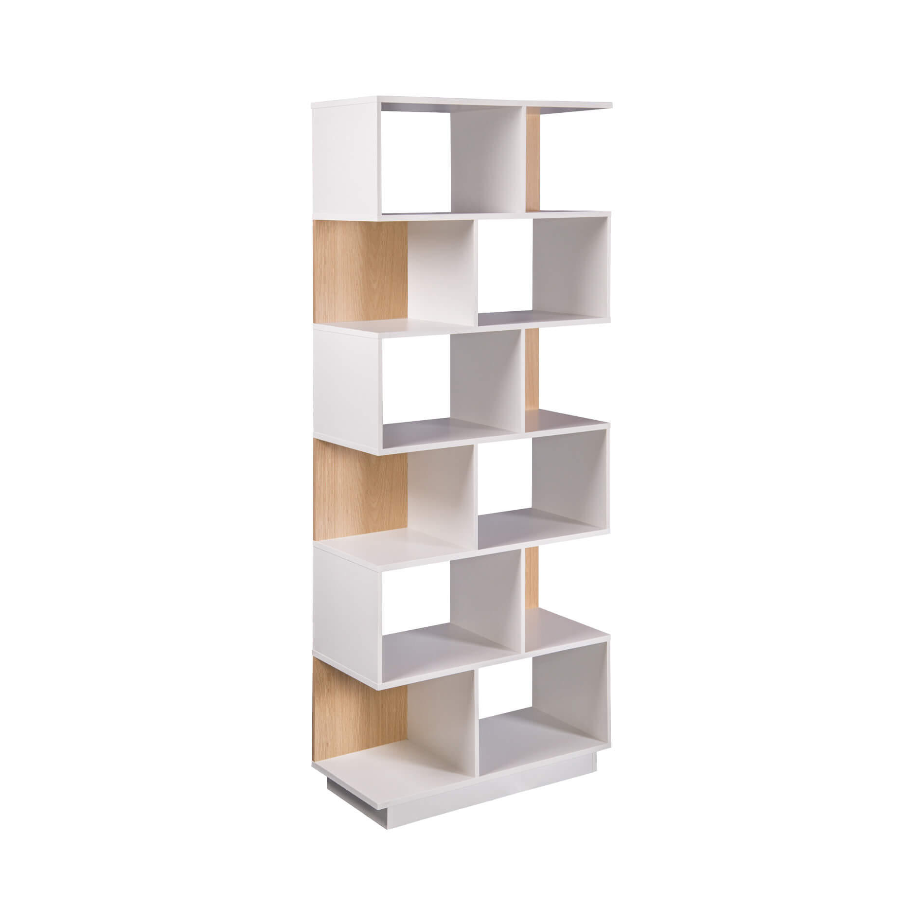 Mobili Rebecca Bücherregal Weiß 70x180x29.5 cm