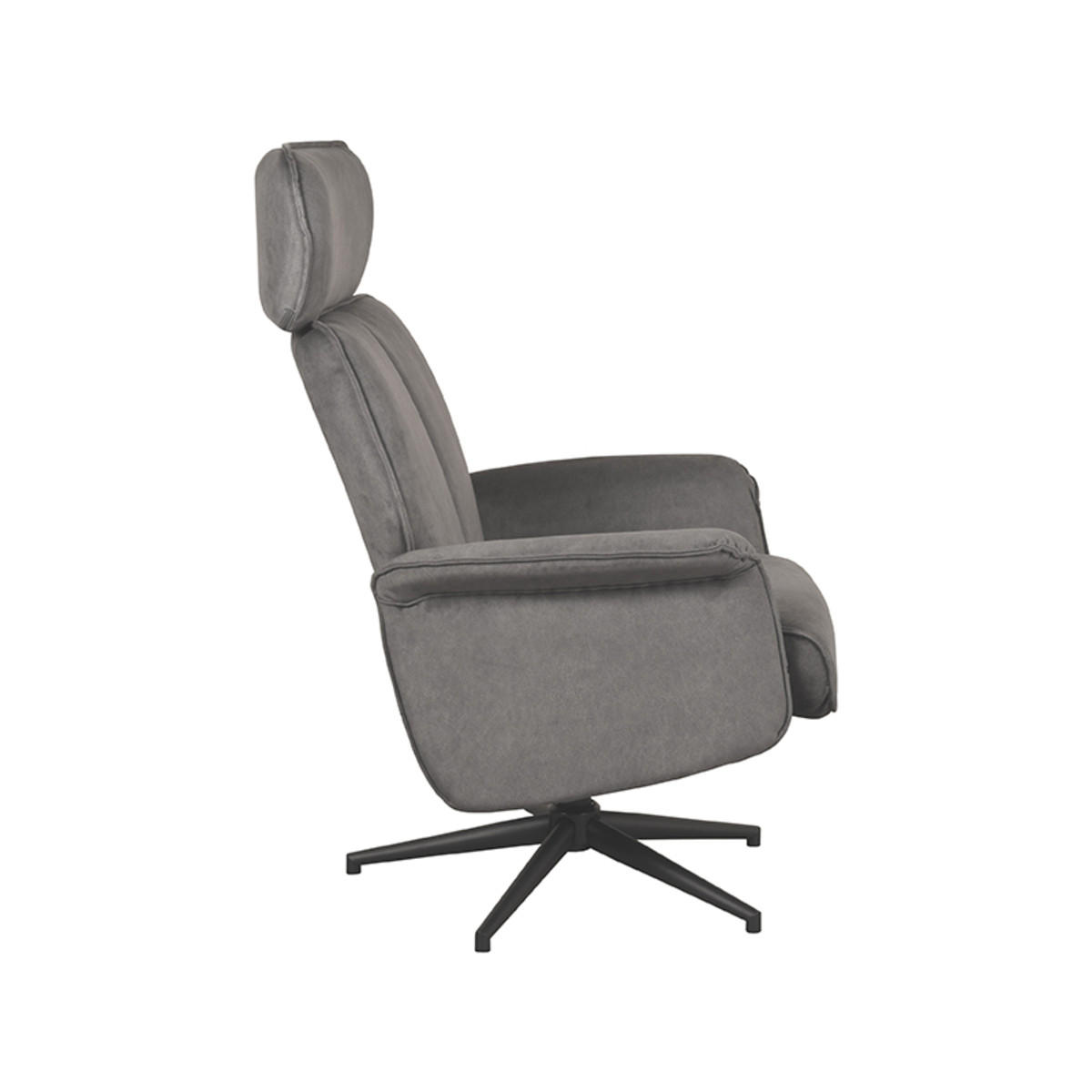 SESSEL Verdal Anthrazit 79/77/109 cm - Anthrazit, Textil (77/109/79cm) - LABEL51