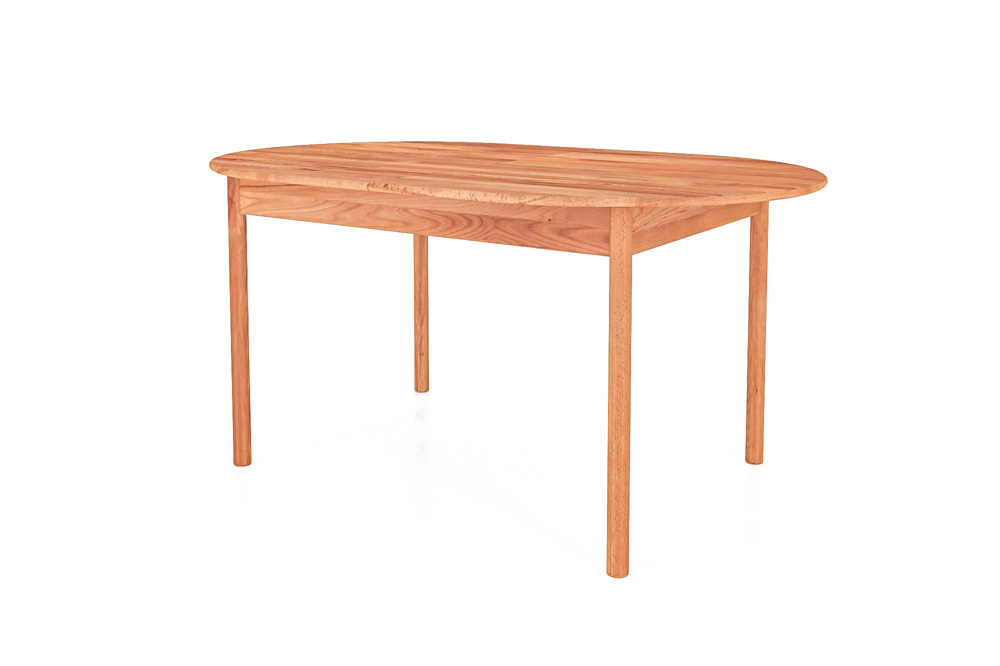 TISCH OVAL AUSZIEHBAR INA Kernbuche - Kernbuche, Holz (180/100/77cm) - byoak