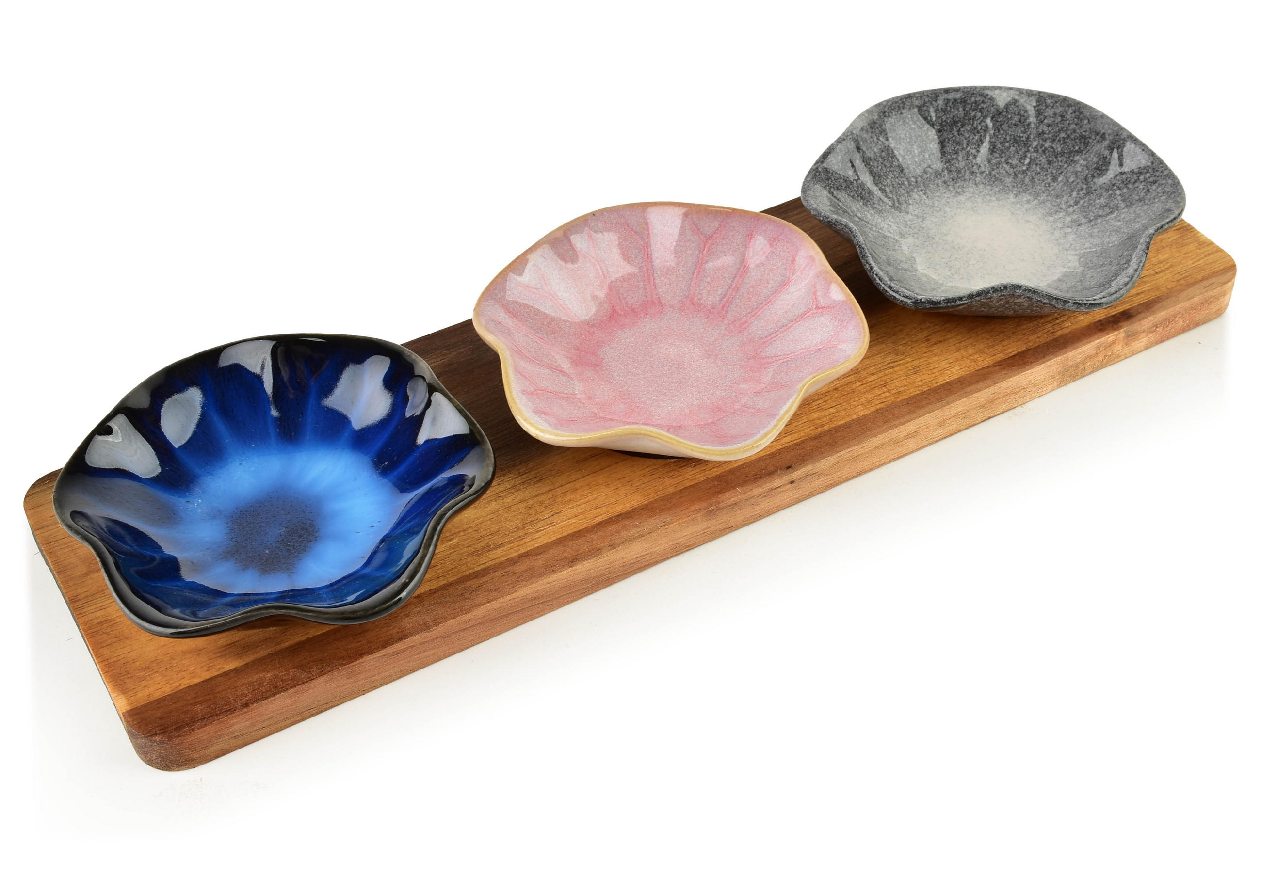 SERVIERSCHALEN Modern Kitchen Multicolor 32.5/10/4.5 cm Porzellan - Multicolor, Keramik (10/4.5/32.5cm) - Mondex