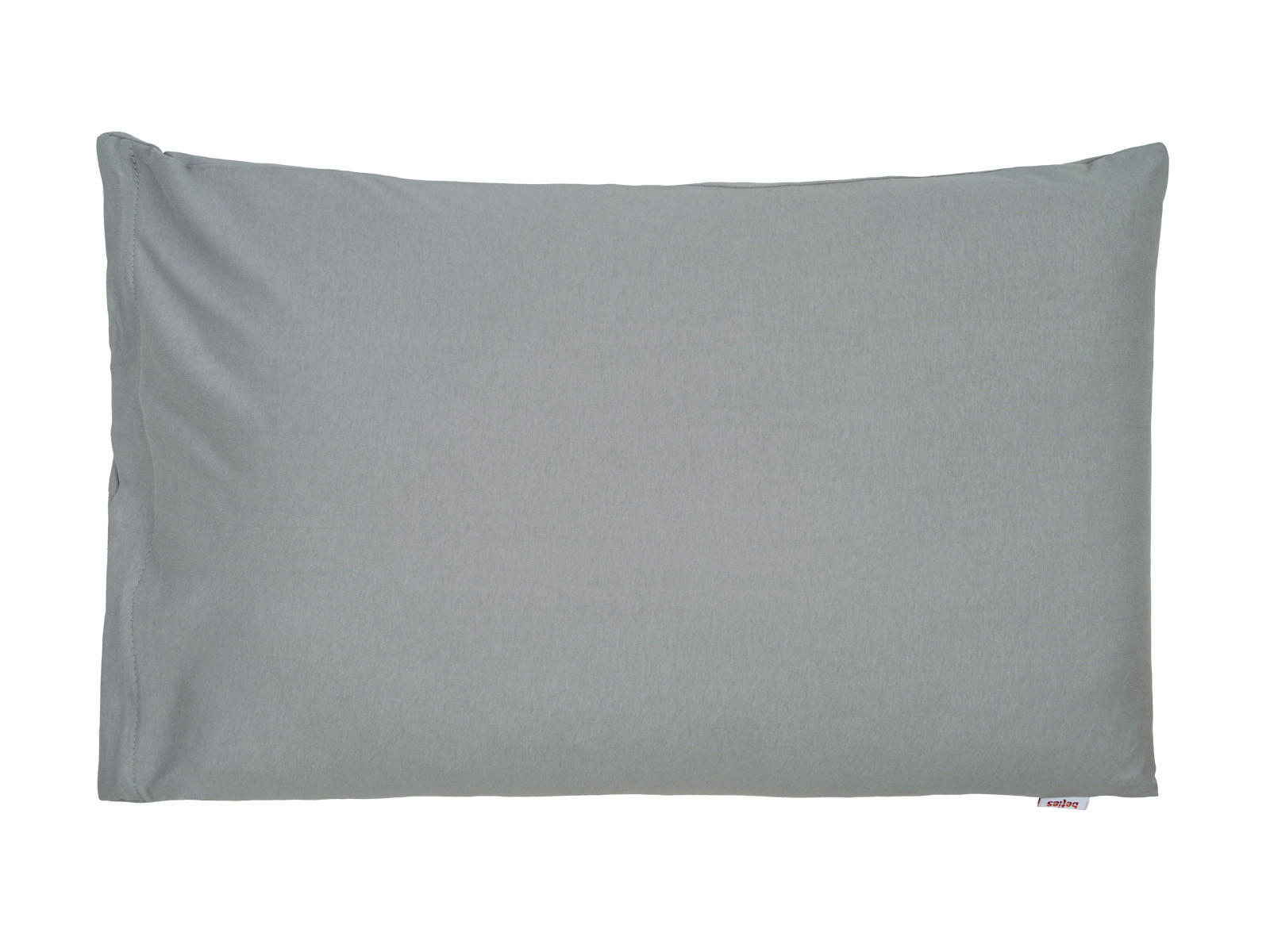 KISSENHÜLLE BasicSoft silber-grau 100% Baumwoll-Jersey 40/60 cm - Grau, Textil (40/60cm) - beties Heimtextil