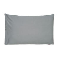 KISSENHÜLLE BasicSoft silber-grau 100% Baumwoll-Jersey 40/60 cm - Grau, Textil (40/60cm) - beties Heimtextil