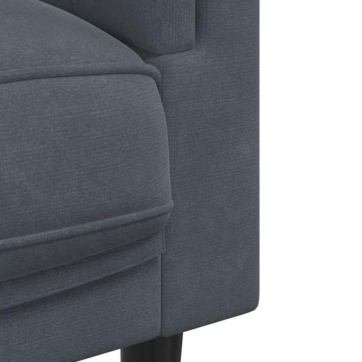 3-SITZER-SOFA Jones - Grau, Naturmaterialien (193.5/77/70cm) - Nettlife