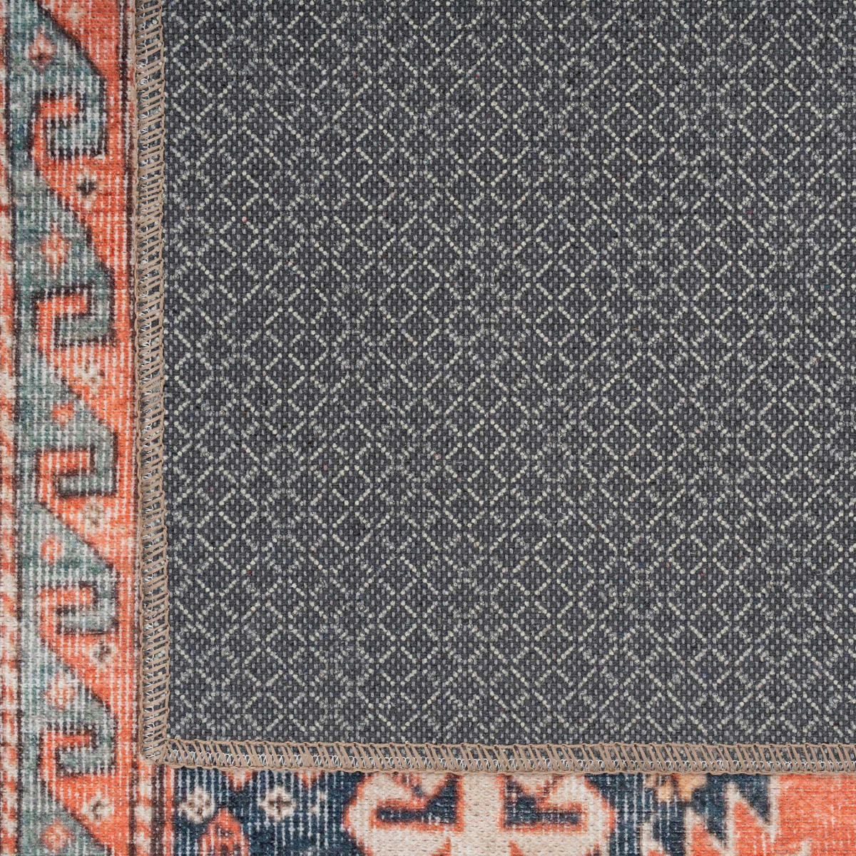FLACHWEBETEPPICH Perla Multi - Orange, Textil (120/170cm) - Kukoon Rugs