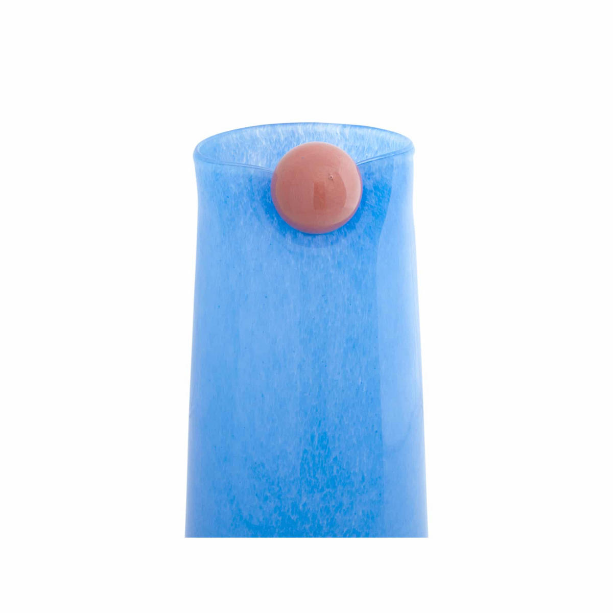 VASE Bolita Large Blau 16/16/32 cm - Blau, Glas (16/32cm) - Present Time