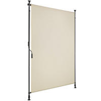 KLEMMMARKISE Taija,leichtgängige Handkurbel,beige - Beige, Kunststoff (108/310cm) - tectake