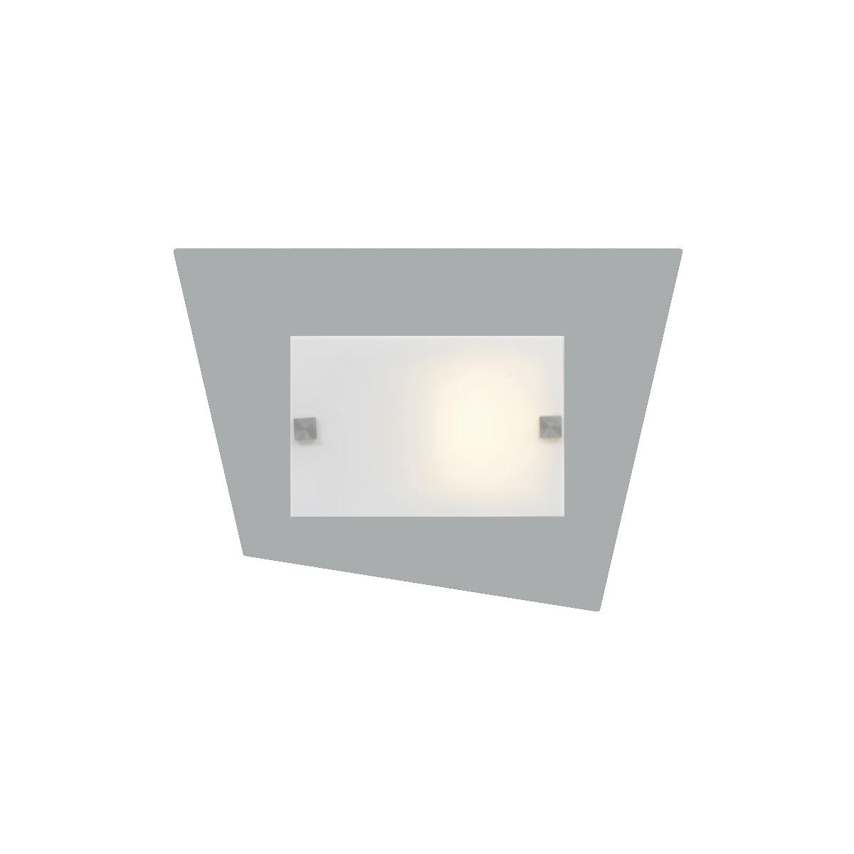Lumicom Wandleuchte Grau 35x25x6 cm