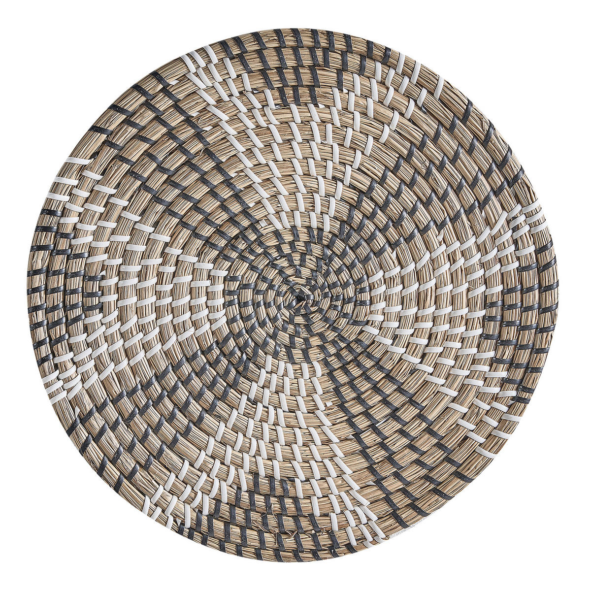 WANDDEKORATION Seegras beige Laocai - Beige, Naturmaterialien (45/45/1cm) - Beliani