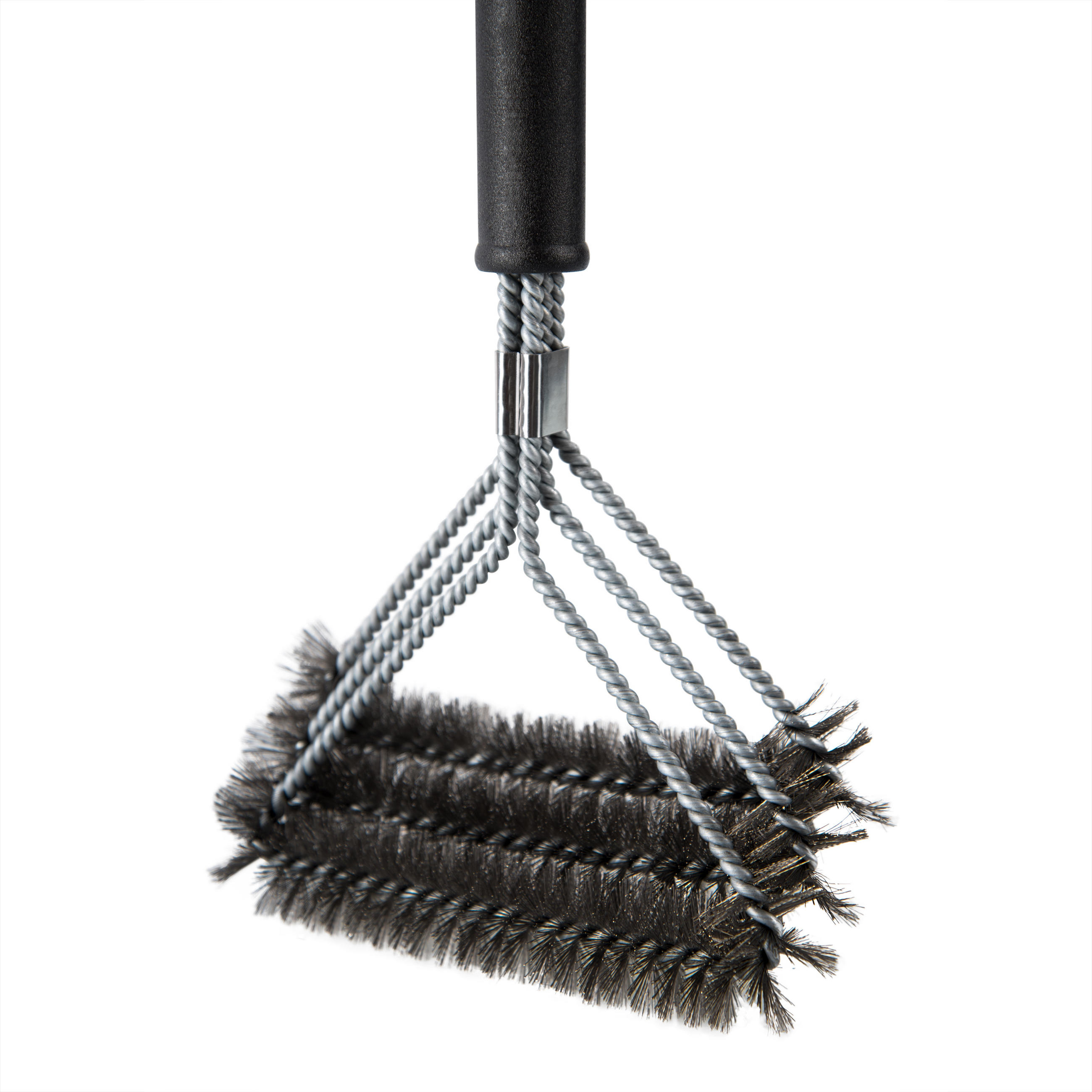 GRILLBÜRSTE Ragnar Edelstahlbürste - Schwarz, Metall (42cm) - Blumtal