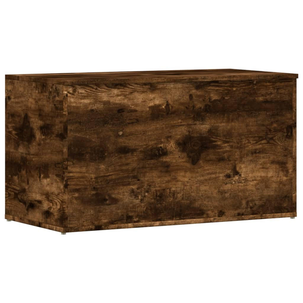 AUFBEWAHRUNGSTRUHE Räuchereiche 84/42/46 Cm Holzwerkstoff - Dunkelbraun, Holz (84/46/42cm) - vidaXL