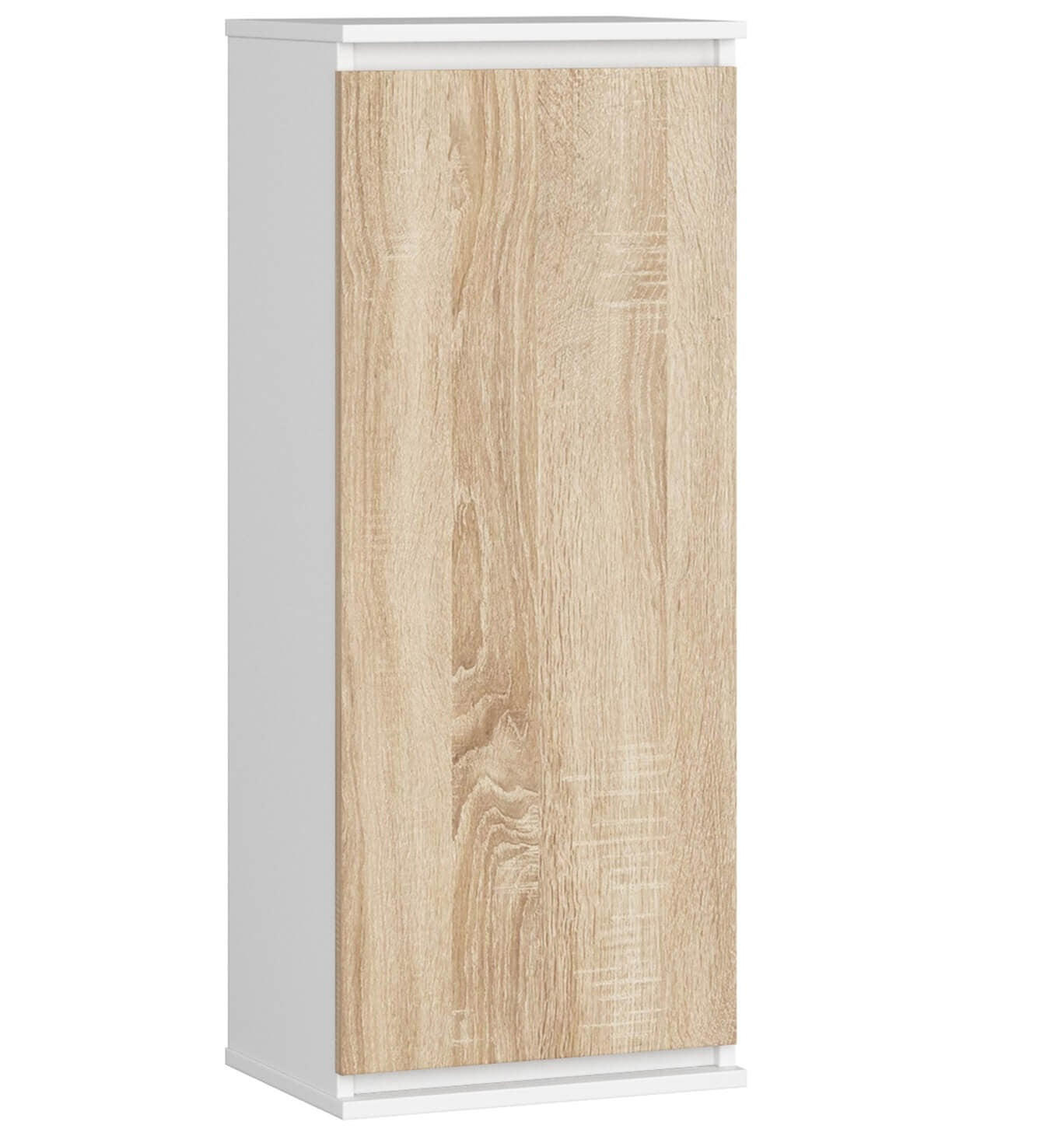HÄNGESCHRANK Weiß, Eiche Sonoma 99/40/30 - Weiß, Holzwerkstoff (40/99/30cm) - RAUMHIRSCH FURNITURE