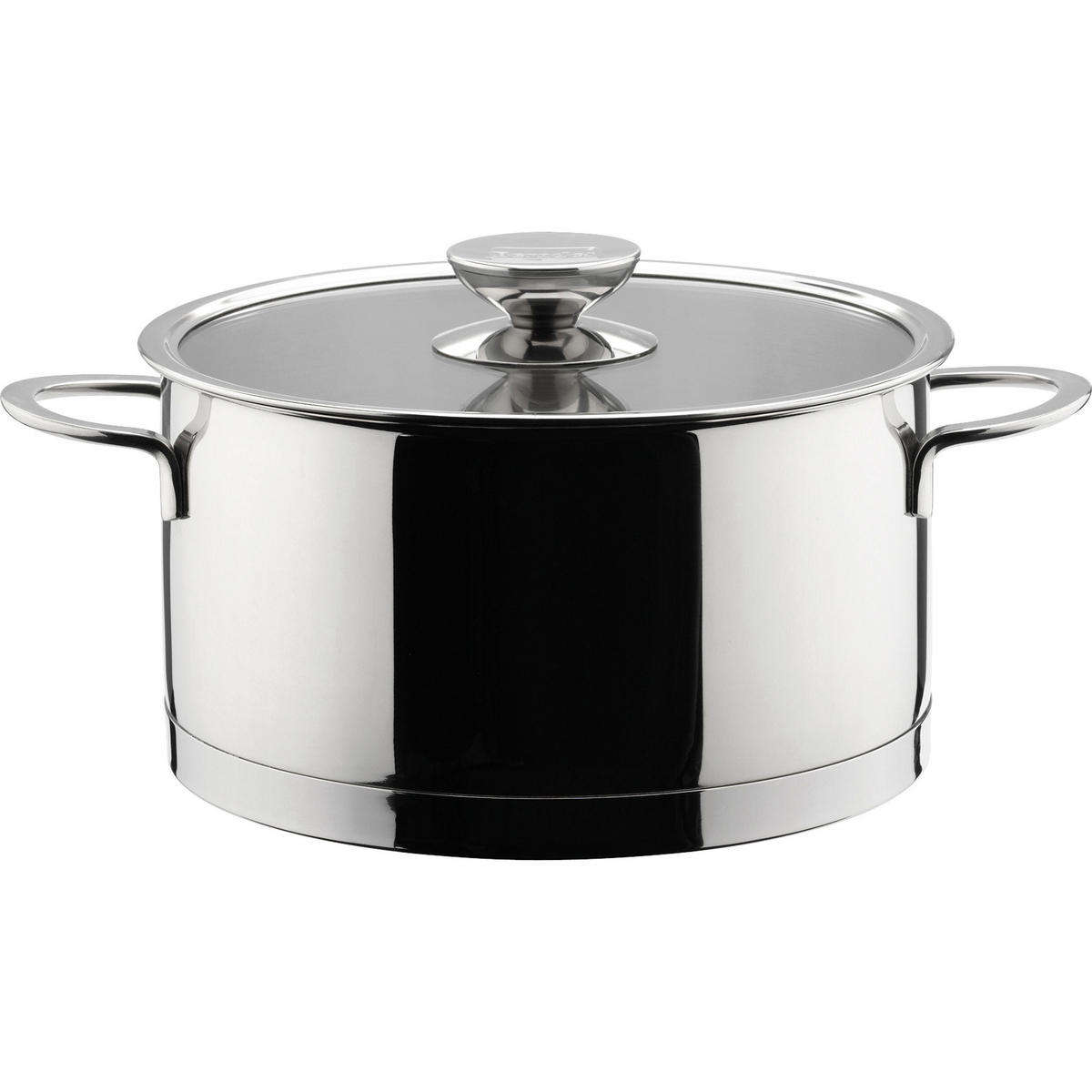 KOCHTOPFSET Kochtopfset Millesima 4-tlg. mit Glasdeckeln, Edelstahl, Silber - Silberfarben, Metall - Berndes